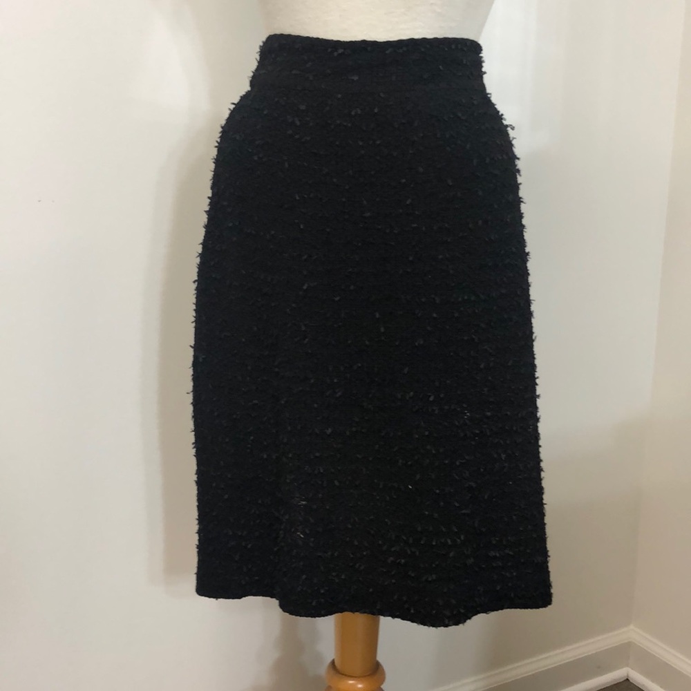 Black Eyelash fringe Skirt